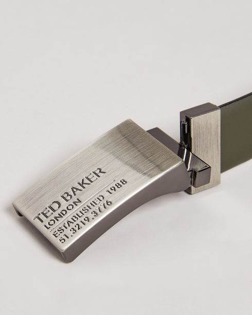 <P>Reversible Plate Leather Belt</P>